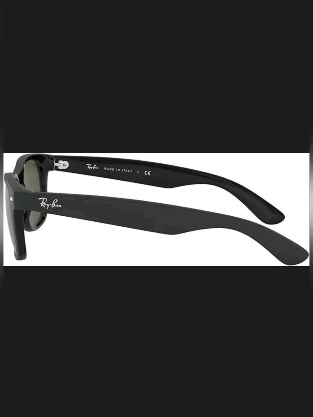 Ray-Ban Black Frame Sunglasses with Black Lenses